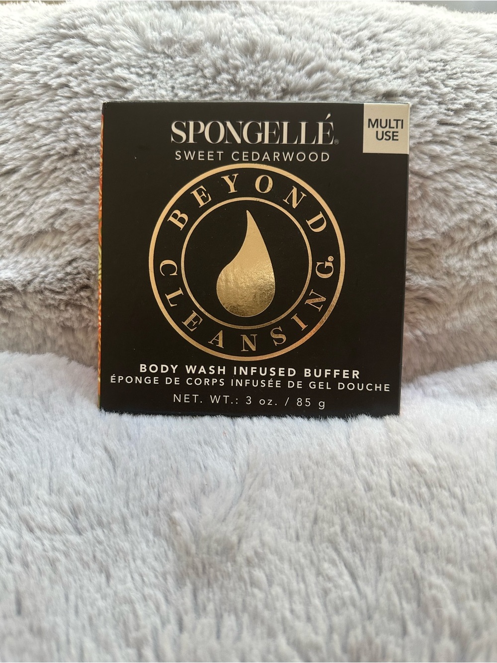 Spongelle Sweet Cedarwood Beyond Cleansing Body Wash Infused Buffer